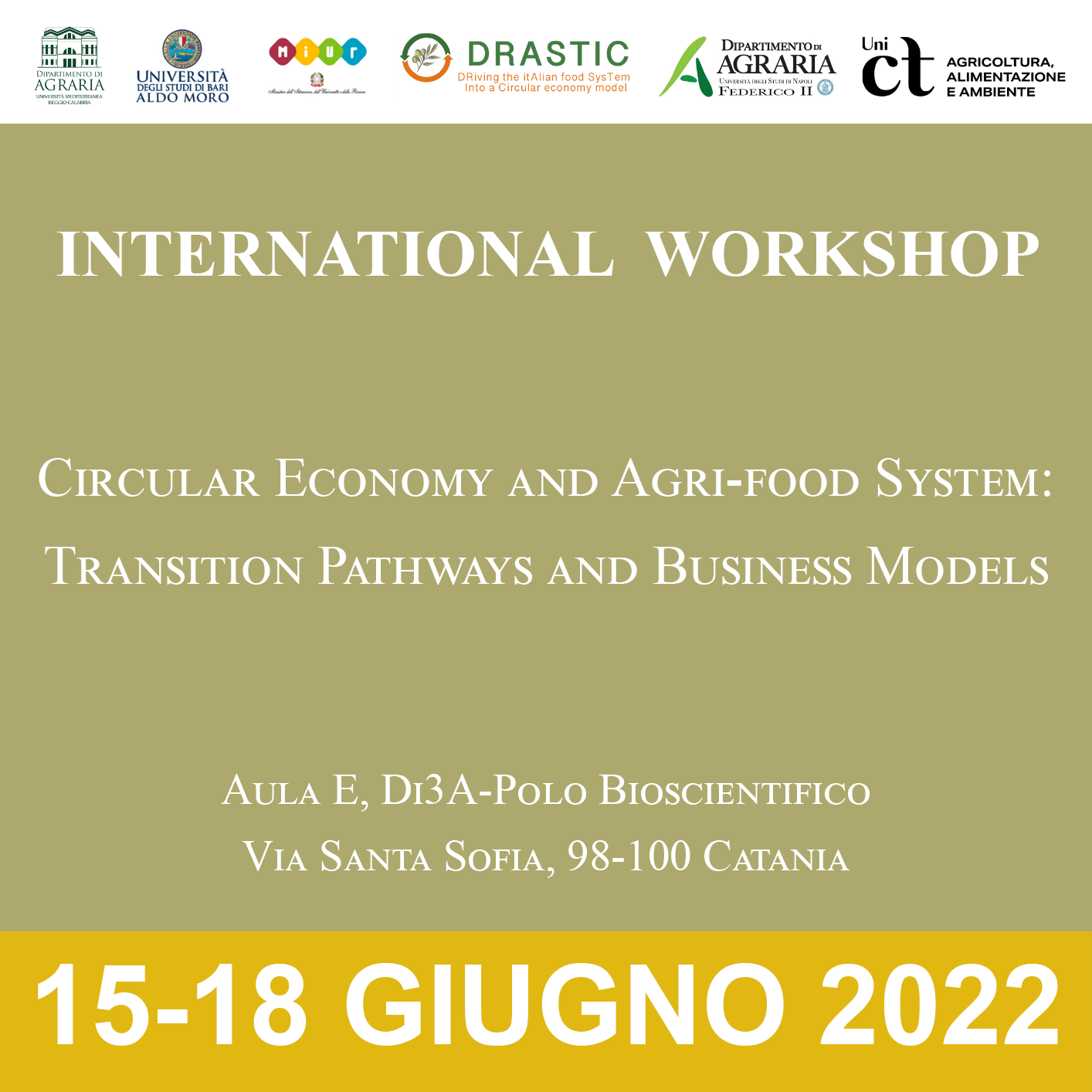 International Workshop 15-18 Giugno 2022